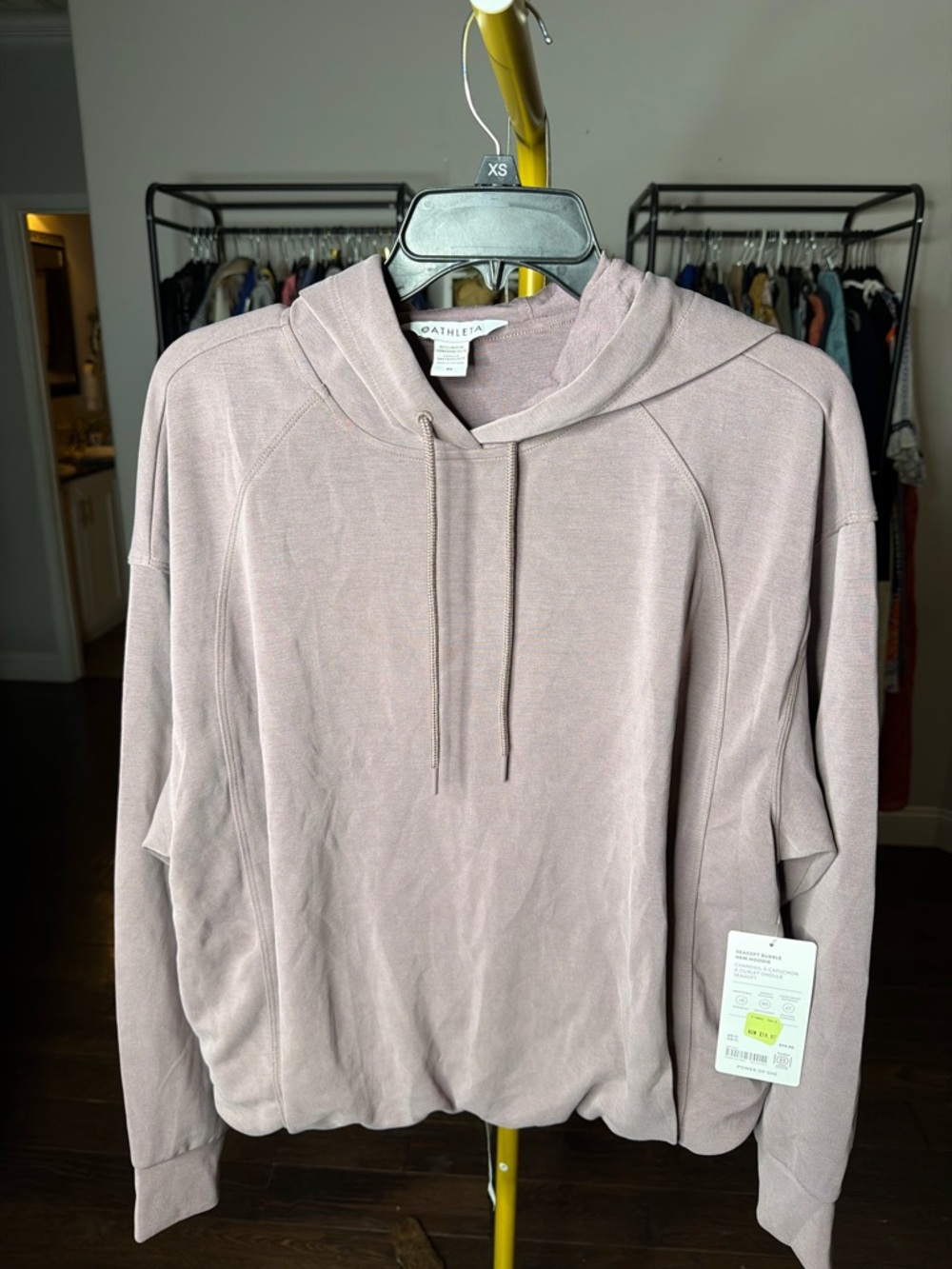 Athleta Dusty Mauve Pullover Hoodie
